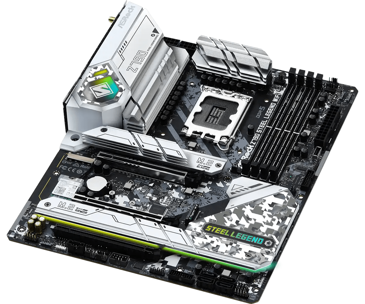ASRock Z790 Steel Legend WiFi LGA 1700 Socket Intel Motherboard | 90 - MXBKD0 - A0UAYZ - Vektra Computers LLC ASRock Z790 Steel Legend WiFi LGA 1700 Socket Intel Motherboard | 90 - MXBKD0 - A0UAYZ - Vektra Computers LLC